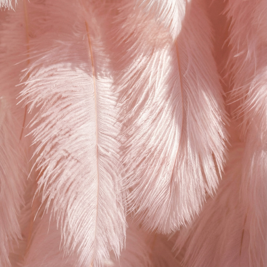 ValarFlowers Blush Pink Feather Backdrop VF-164-Blush Pink