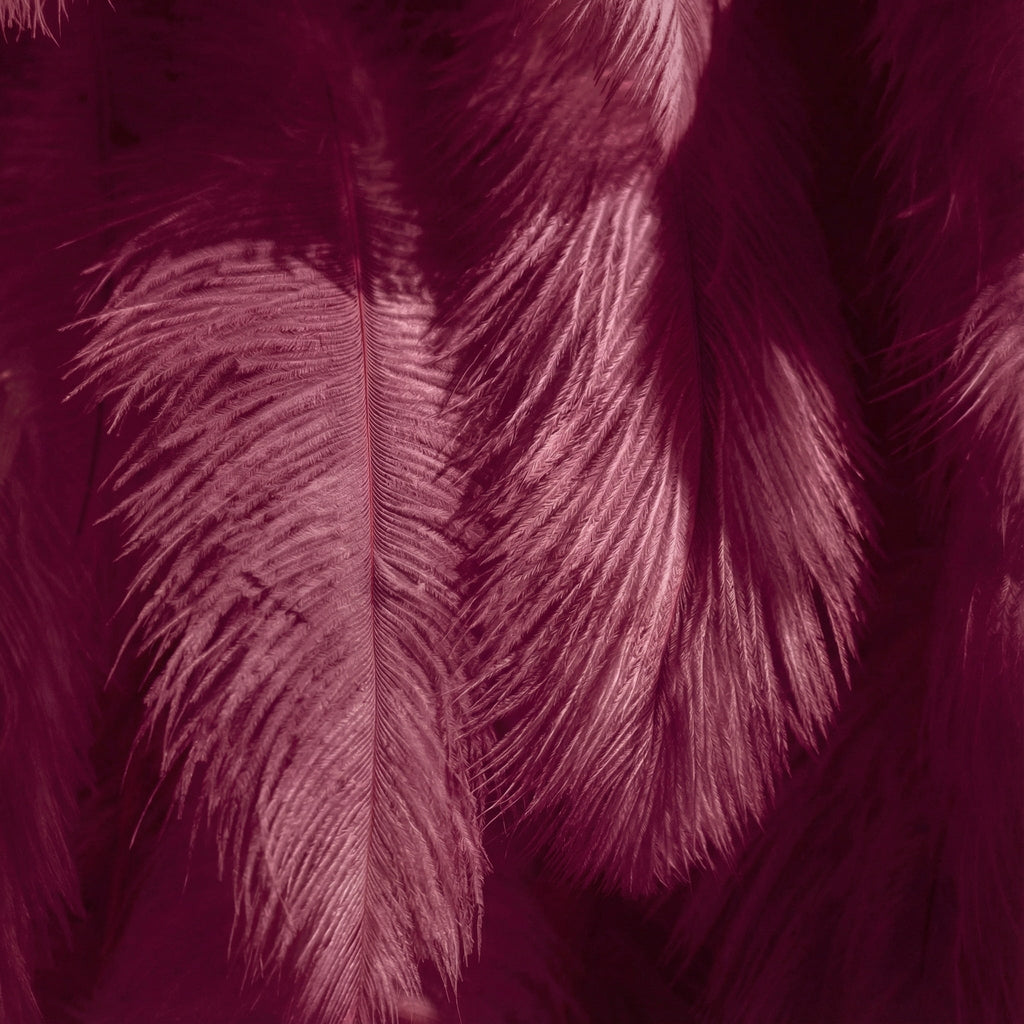 ValarFlowers Burgundy Feather Backdrop VF-164-Burgundy