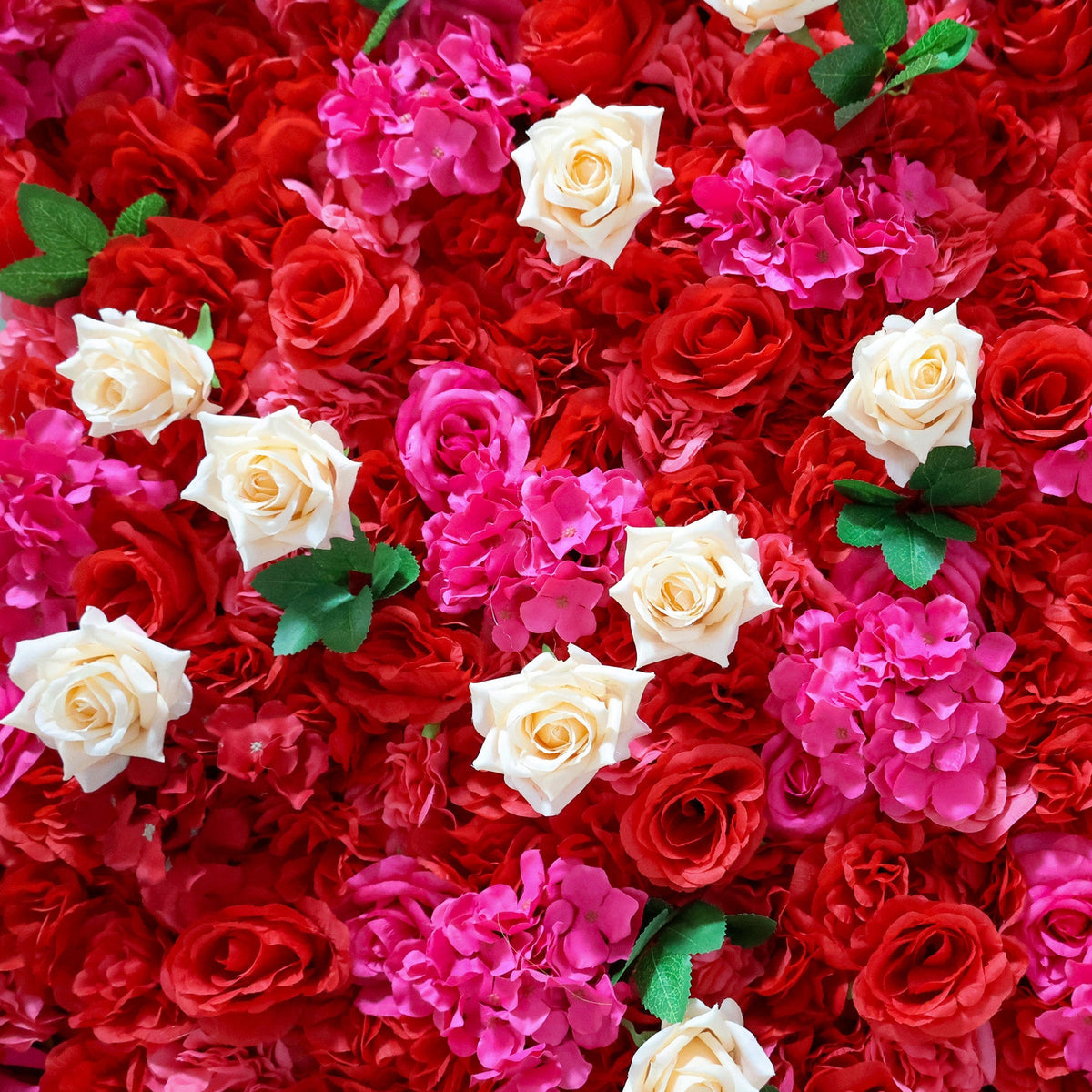 ValarFlowers Heartfelt Multicolor Floral Extravaganza Wall: A Romantic & Vibrant Masterpiece for Unforgettable Celebration-VF-520