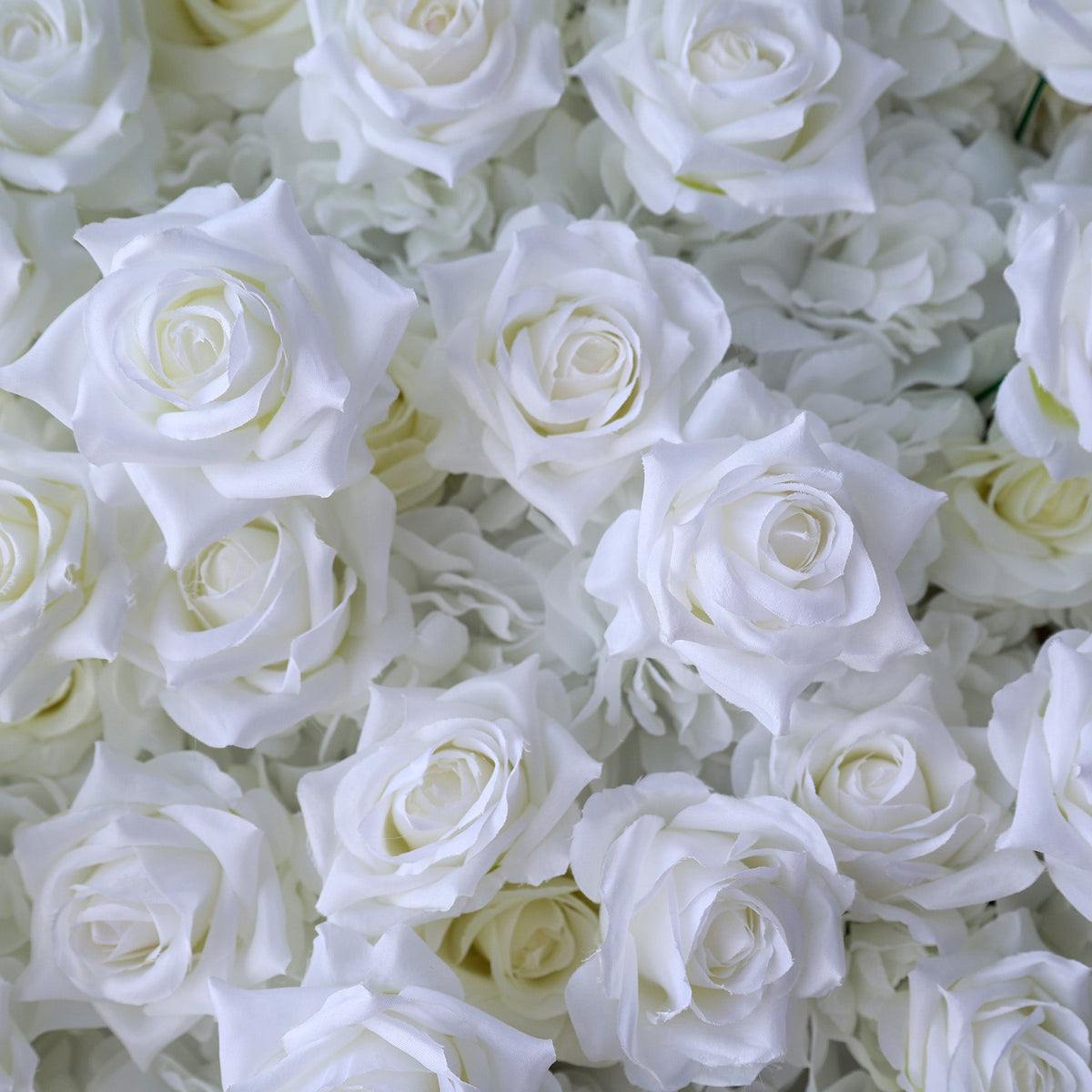 Black White Artificial Floral Roll-Up Backdrop VF-554