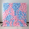 ValarFlowers BloomElegance Pink and Blue Floral Fantasy Flower Wall: A Mesmerizing Centerpiece for Magical Events - VF-501-X