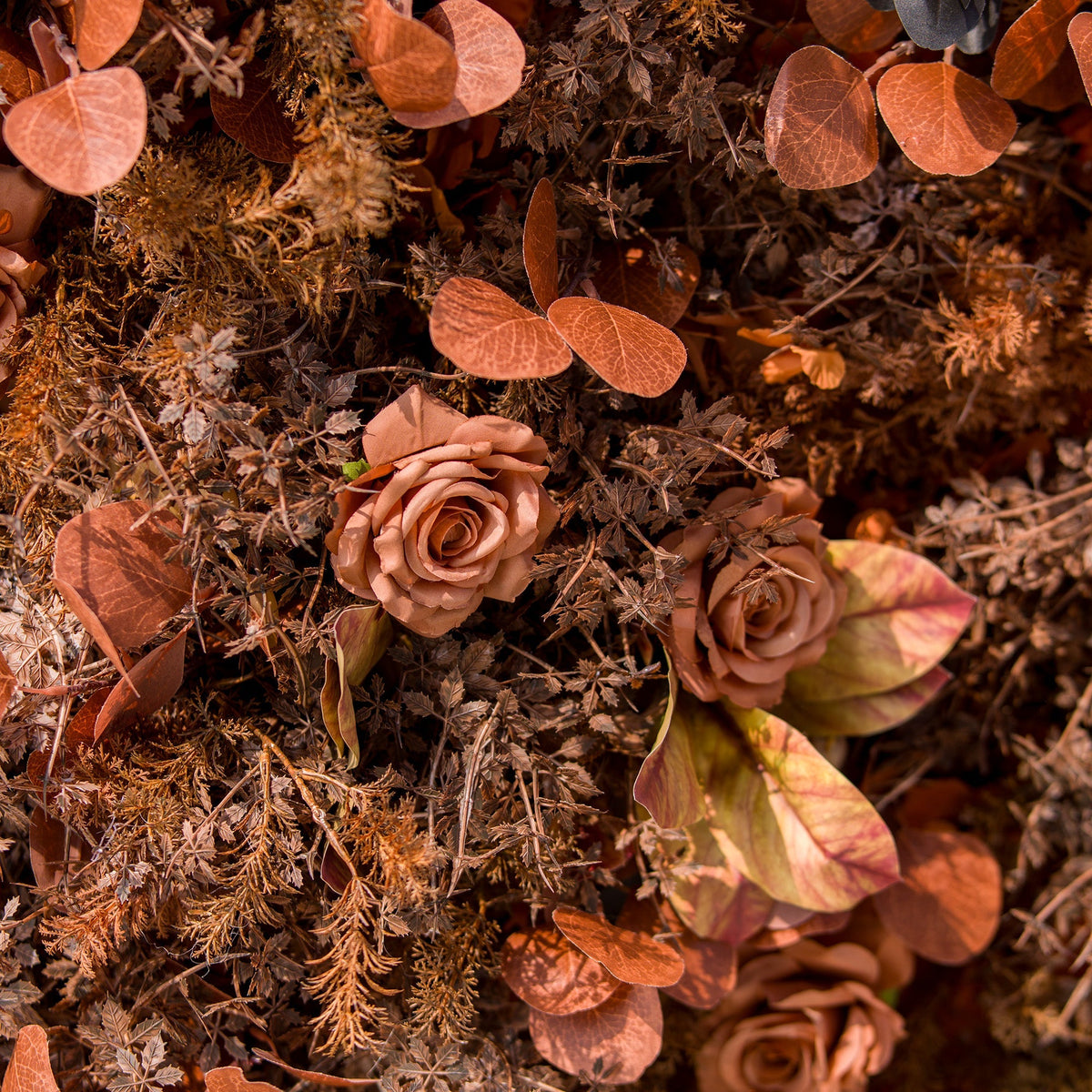 Halloween Special - Rustic and Enchanting Autumn - Inspired Artificial Flower Backdrop by ValarFlowers: A Tribute to Nature's Warmth - VF - 820