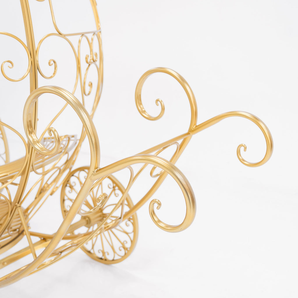 ValarFlowers 7.9ft Cinderella Fairy Princess Pumpkin Carriage Decor