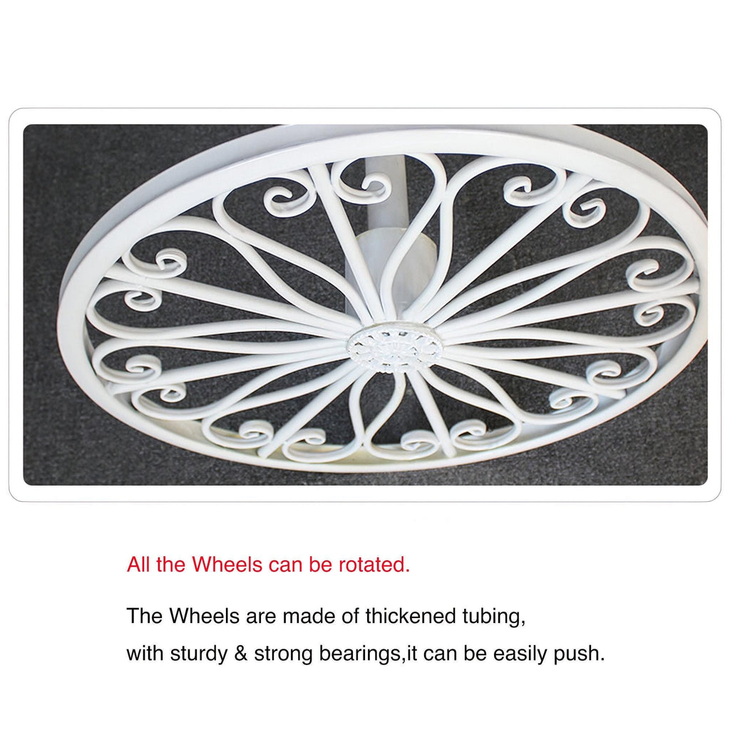 ValarFlowers 7.9ft Cinderella Fairy Princess Pumpkin Carriage Decor