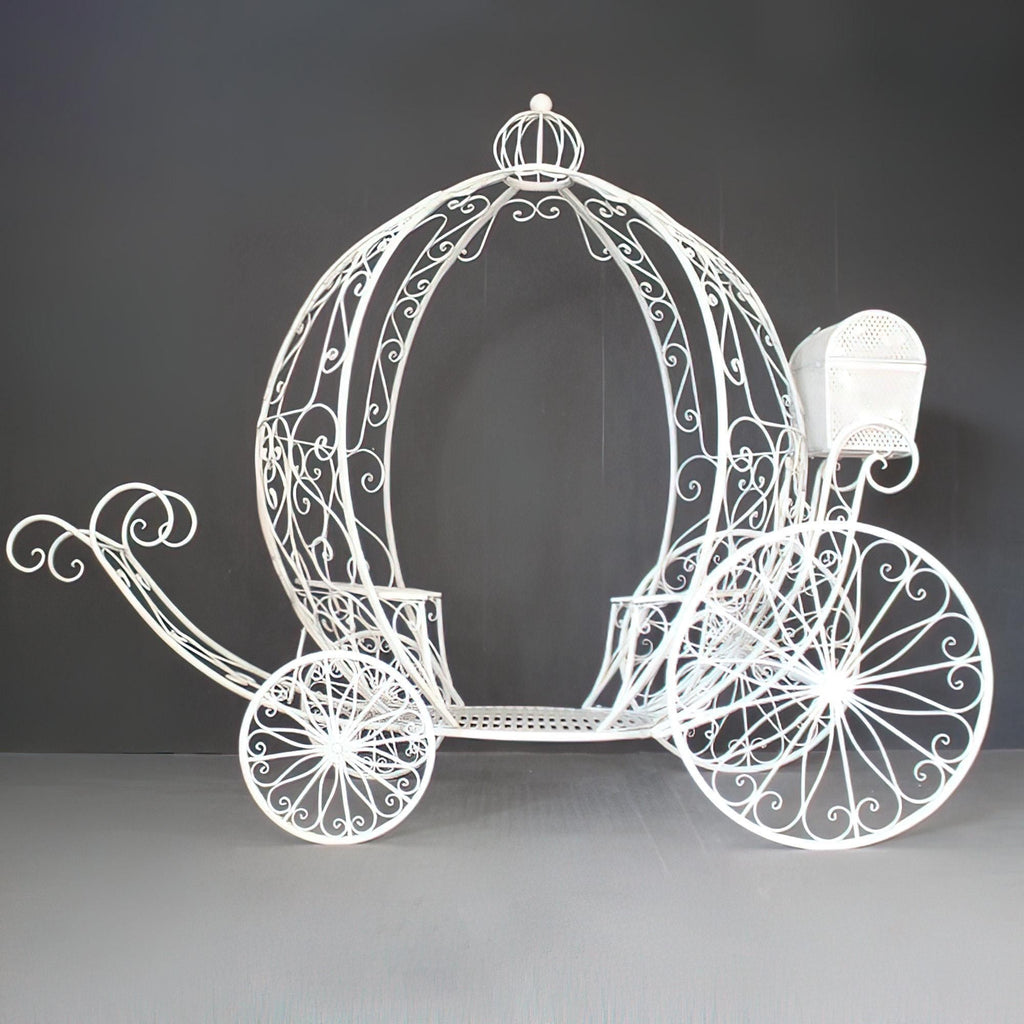 ValarFlowers 7.9ft Cinderella Fairy Princess Pumpkin Carriage Decor