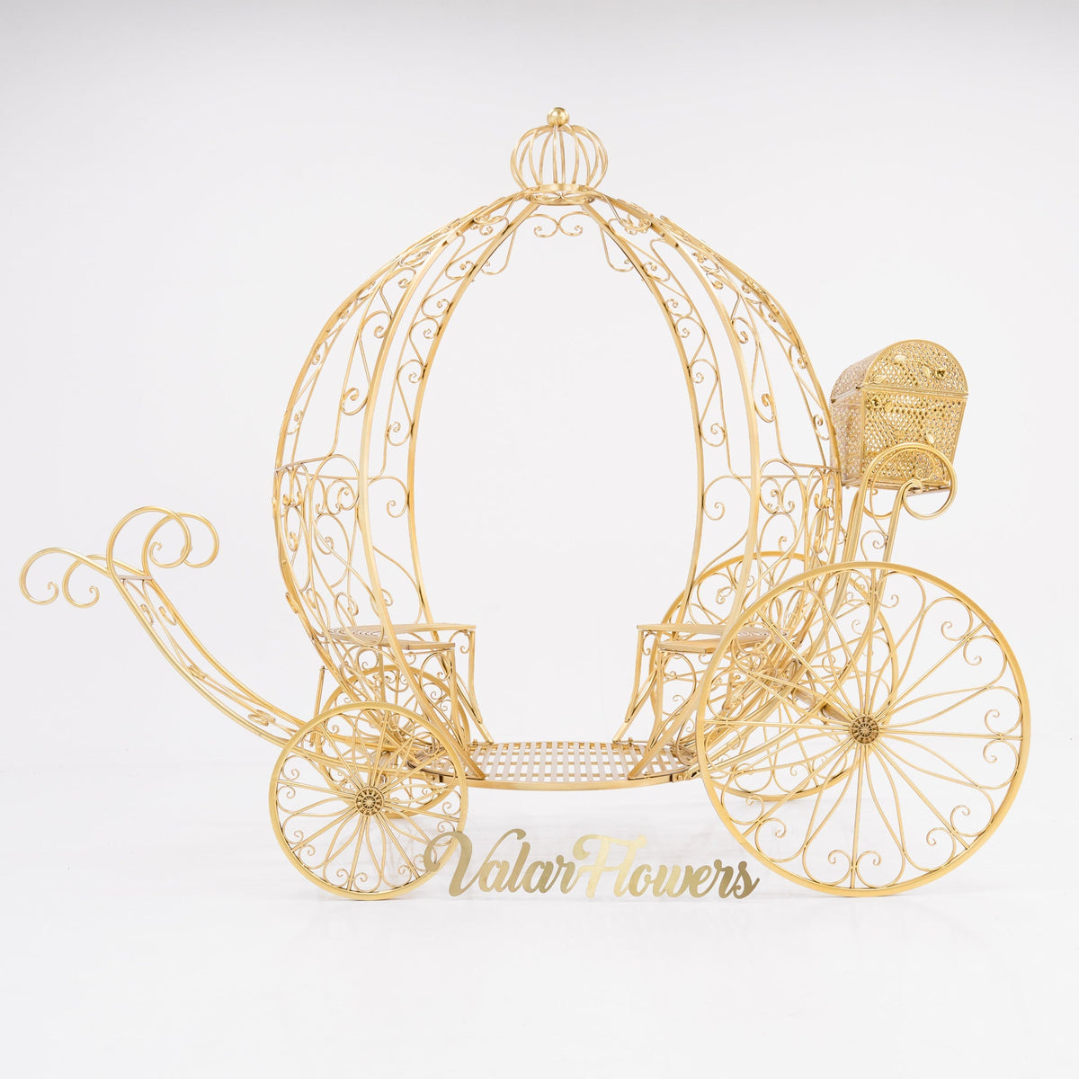 ValarFlowers 7.9ft Cinderella Fairy Princess Pumpkin Carriage Decor